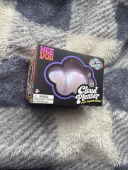 NeeDoh Cloud Pleaser Soft Squish Squeeze Toy, Purple, Ages 3-5