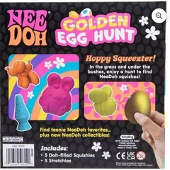Rare! NeeDoh Easter Golden Egg Hunt Mystery 10-Pack (10 SquishySurprises!) NEW