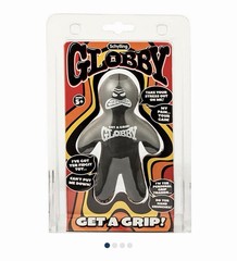 Shylling Globby Guy Stress Fidget Squeeze Squishy Toy Black