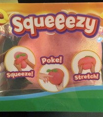 Viral Sunny Days Jumbo Squeezy Peach – Squishy Toy, Stress Relief Sensory Fun 🍑
