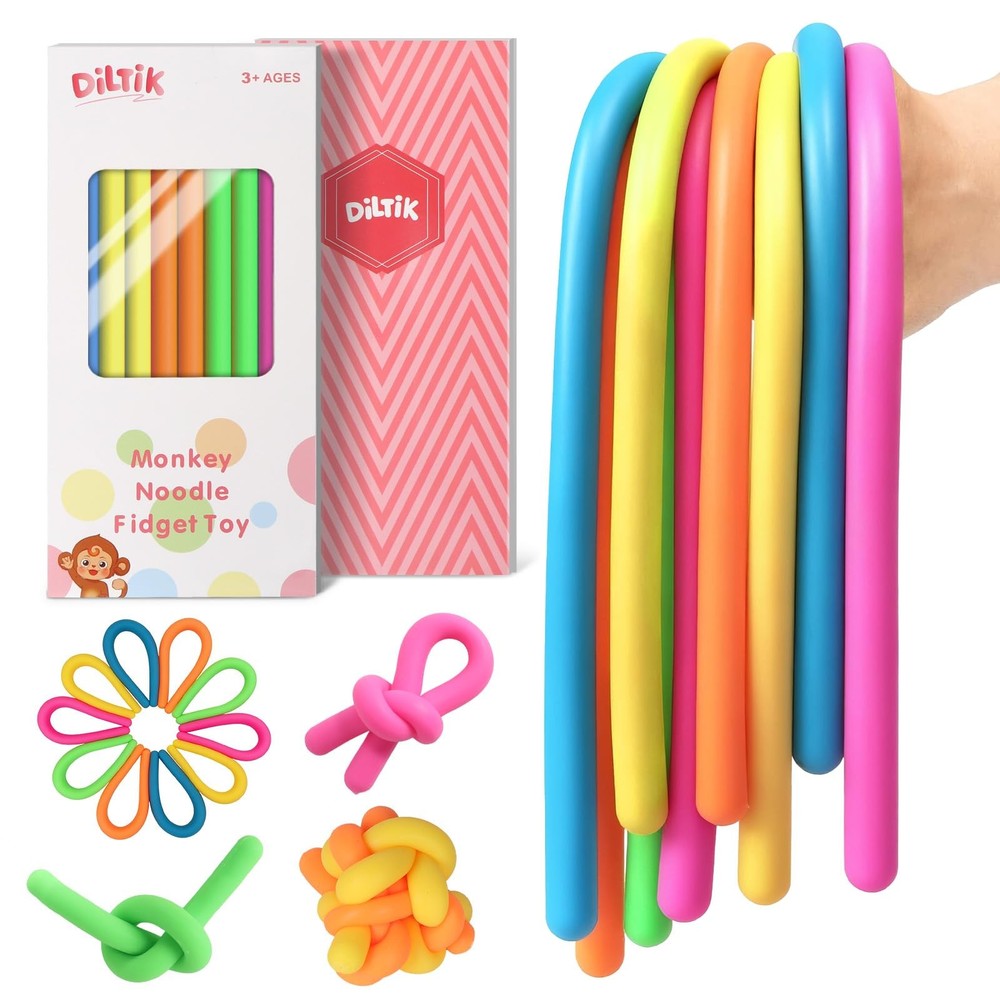 10 Pack Sensory Toys for Kids – Upgraded 0.55 inches, Multi-colored
