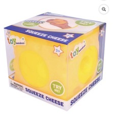 Cheese squishy Toymendous Squeeze Cheese, Squishy Stress Toy, Children Ages 3+