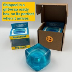 🔥Premium Big Block Squeez’M Cube 35% Larger Than The Standard Large Blue BNWT🔥