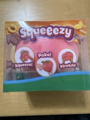 Sunny Days Jumbo Squeezy Peach– Peachy Squishy Toy, Stress Relief TikTok Viral!