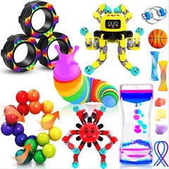 Dr.Kbder 15 Pack Fidget Toys Sensory Stress Relief Kids Adults Gift Bundles Set