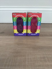 2 Schylling Nee Doh Gummy Bear Tactile Squeeze Toy Pink & Purple LOT OF 2 – NEW