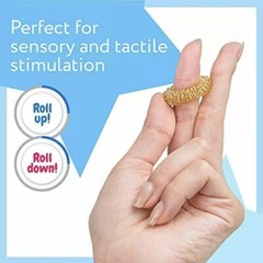 12 Pieces Spiky Sensory Finger Rings, Spiky Finger Ring/Acupressure Ring Set …