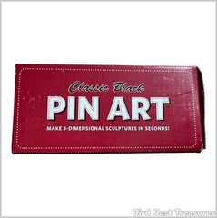 NRFB 2007 Classic Black PIN ART with Metal Pins — Make 3D Sculptures