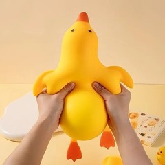 Crazy Fun Squishy Duck Yellow Stretchy Squishy