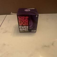 Schylling NeeDoh Fuzz Ball Wonder Waves Velvet Squeezer Purple Ages 3+ 26027HY