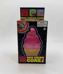 Nee Doh Nice Cream Cone Tactile Squeeze Toy (Color Varies)