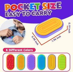 Sensory Fidget Magnet Toys for Kids: Silicone Magnetic Sliders Stress…