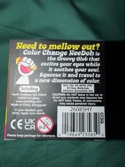Schylling Color Change NeeDoh Groovy Glob, Multicolor 3-5 MPN 26085HY