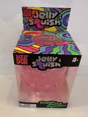 NeeDoh Pink JELLY SQUISH Sparkle Jellyfish Squishy Nee Doh 100% Authentic