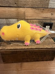 PPNC ChompChomp Gator Tactile Squishy Squeeze Toy Yellow/Pink Ages 3+ PP02326