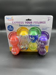 hand2mind Express Your Feelings Sensory Bottles- Secondary Emotions, Toddler