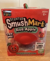 CrazyFun x SmushMart Scented Red Apple 🍎 Squishy Jumbo Squeeze Toy Viral Squish