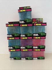 SCHYLLING NeeDoh Nice Cube Super Solid Squish Squeeze Toy Blue Pink LOT 10