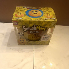 SmushMart Durian Squish & Stretch Sensory Squeeze Toy Yellow/Green Ages 6+