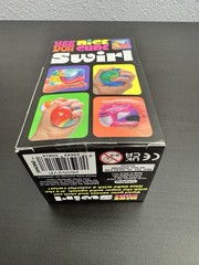 Nee Doh Nice Cube Swirl Schylling Super Solid Squish Squeeze Toy, Purple Swirl