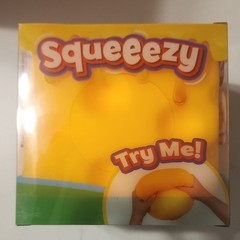 Squeezy Yellow Tactile Squeeze Toy for Ages 4-7, 8-11 Years, Recommended 4-11