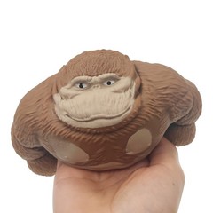 TikTok Monkey – Funny Brown Gorilla Stress Relief Toy, Squeeze Small,