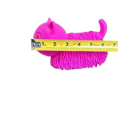 Squishy Squeeze Stress Relief Pufferz Pink Kitty Cat 7” Sensory Fidget Toy New