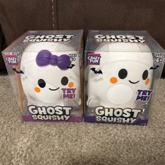 RMS CrazyFun SmushMart GHOST Girl And Boy Squishy RARE NEW (Lot Of 2)