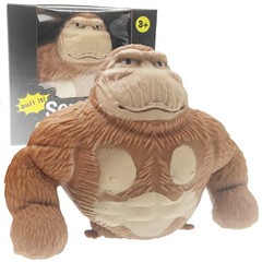 TikTok Monkey – Funny Brown Gorilla Stress Relief Toy, Squeeze Small,