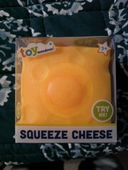 Toymendous Squeeze Cheese Squishy Stress Toy