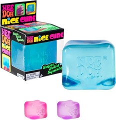 ✅✅Needoh Nice Cube transparent Blue Purple or Pink (1 Pack, Random Color) Toy✅