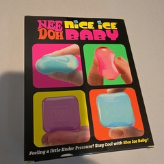 NeeDoh Nice Ice Baby 4 pack Set of Four Nee Doh Mini Nice Cube New