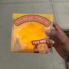 Squeeze Cheese Squishy Fidget Stress Toy NEW NIB Sunny Days Giggle Zone