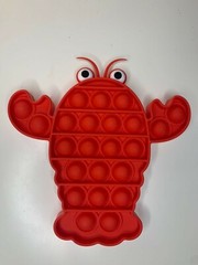 Simple dime pop pop bubble/it fidget toy/sensory stress relief toy lobster shap
