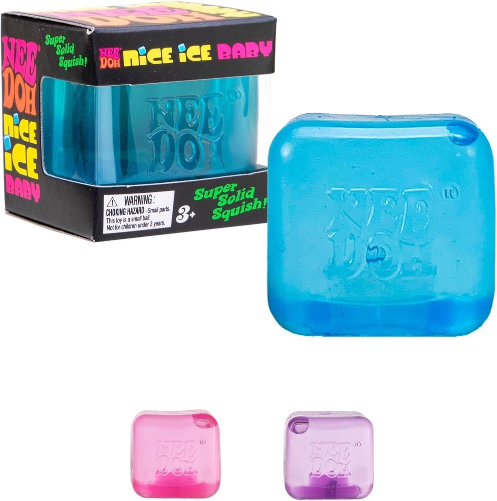 Schylling NeeDoh Nice Ice Baby – Squeeze Toy – Super Solid Squish 1.25