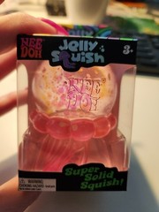 🪼 AUTHENTIC Schylling NeeDoh Pink JELLY SQUISH! Jellyfish Squish Nee Doh. REAL!