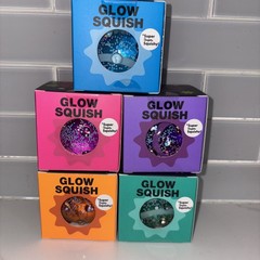 J’Adore Glow Squish Squishy Squeeze Toy Balls New Viral Age 3+ Lot of 5