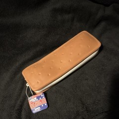 Sunny Days Squishy Ice Cream Sandwich Tactile Squeeze Toy Brown/White 3-4