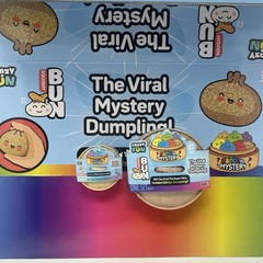 RMS Crazy Fun Mini Squishy Mystery Bun Viral Dumpling Lot of 2 Mini & Regular