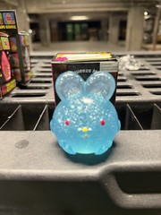 Needoh Jelly Hops Rabbit Squishy Gel Stress Relief Fidget Toy Blue Bunny
