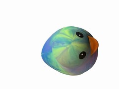 Squeezy Tie Dye Rubber Duck Squishy Toy Colorful Stress Relief Sensory Kids Gift