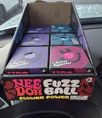 Nee Doh Needoh FUZZ BALL The VELVET Squeeze Fuzzball NEW