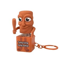 Tung Tung Tung Sahur Figurine Models Model Anime Action Figures LED Light GN