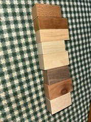 Stress relieving rubbing blocks eight piece set sanded, ready for finish