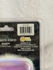 Sunny Days SQZY Squeezy Cube Light‑Up Squishy 3” Purple Gel Fidget – NeeDoh Styl