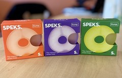 Speks Gump Loop Memory Gel Filled Squeeze Assorted Reef, Mist, Sea Glass, New