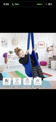 Aokitec Sensory Swing Blue Tactile Sensory Toy for Kids Ages 4-11 Indoor Outdoor