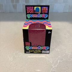 Nee Doh Gumdrop PINK Super Solid Squish Sensory Toy New In Box Ships Fast.