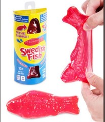 New Swedish Fish Stretch Toy Scented Squishy Fidget Candy Style 100g BRAND NEW