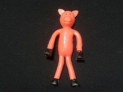 Bendy Pink Piggy 3.75″ Toy Figure